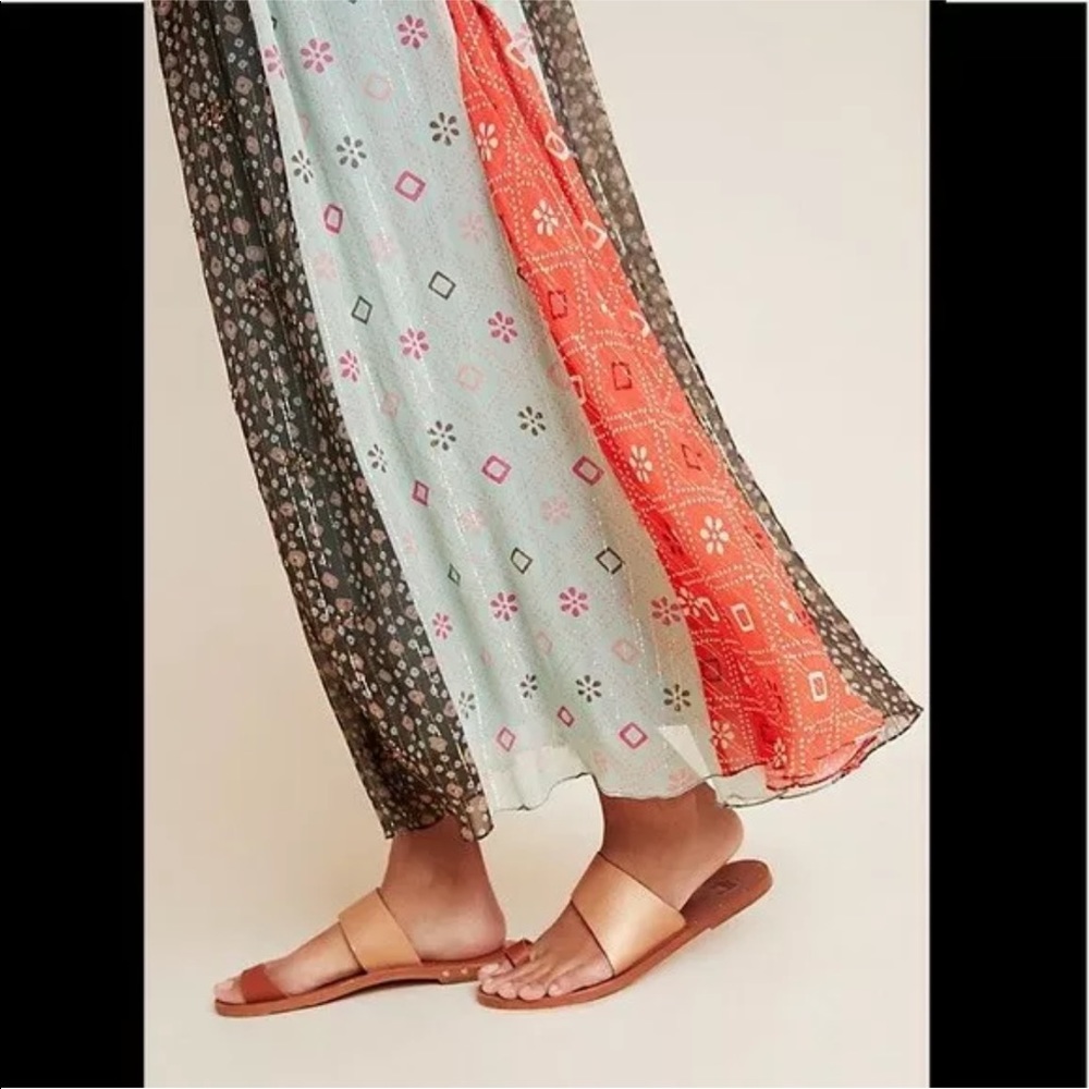 Margot Pleated Maxi Skirt (Anthropologie)